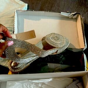 Say 10 but it is really a 9 it was to small but really cute